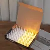 Decorações de Natal Transfronteiriças, Decorações de Árvore de Natal Iluminadas, Enfeites de Mesa, Velas Eletrônicas LED, Luzes Noturnas