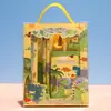 Set de Papelería Infantil para Niños Regalo de Navidad para Niños Billetera Set de Papelería Jardín de Infancia Dibujos Animados Portátil Caja de Regalo