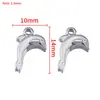 Colgante de Acero Inoxidable Chapado Eléctricamente en Oro de 18K Corazón Casa de Bolsillo Elemento Marino Material para Pulsera Collar Pendientes DIY