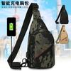 Bolsa de Peito Masculina para Comércio Exterior Multifuncional Esportes ao Ar Livre Ciclismo Bolsa Transversal Leve e Durável Moda Simples Bolsa de Ombro Tendência