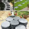 Losa de Piedra Azul Natural Peldaños Piedras de Paso Jardín de Villa Césped Piedras de Paso Azulejos de Piso Antideslizantes Personalización Patio Jardín Pavimento