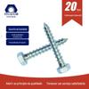 Parafuso Shengbao Parafuso de Aço Carbono Autoatarraxante de Alta Resistência Parafuso de Cauda Autoperfurante Galvanizado por Imersão a Quente Parafuso Autoatarraxante Sextavado Externo