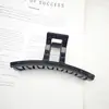 Pinza para el Cabello Grande de Una Sola Línea Transfronteriza, Pinza Simple Brillante para Mujeres con Gran Volumen de Cabello, Accesorios para el Cabello en la Parte Posterior de la Cabeza, Pinza de Tiburón al por Mayor