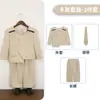 Nuevo Traje Formal Estilo Chino para Niños Conjunto de Traje con Borlas para Niños Elegante Blazer de Presentación para Anfitrión de Piano