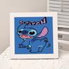 Animación de Dibujos Animados Nueva Pintura de Diamantes Kuromi DIY Juguetes de Pintura de Diamantes Hechos a Mano para Niños con Marco de Fotos Mesa Regalo