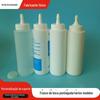Frasco de Agente de Acoplamento 250ml Bico Pontiagudo Frasco Plástico Frasco de Embalagem PE Frasco para Ultrassom Frasco para Argamassa de Rejunte Frasco de Apertar Grande Capacidade