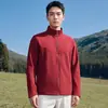 Chaqueta softshell nueva otoño/invierno 2026, unisex, estilo deportes al aire libre, cuello alto, chaqueta de una sola capa, estilo para parejas