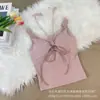 Camisola de Amarrar com Design Único, Estilo Puro e Sedutor, Top Regata Curto Sexy com Gola Halter para Meninas Sensuais