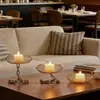 Portavelas de Cadena Tejida de Hierro Forjado Estilo Americano Transfronterizos, Artesanías, Decoración del Hogar, Productos de Tela para Ambiente Festivo, Regalos