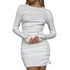 Mono sexy de moda europea y americana 2024, nuevo, de manga larga, para mujer, vestido sexy sin espalda, estilo Spice Girls, corte ajustado.
