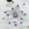 Flores decorativas artificiais de Natal com pétalas multicamadas e tecnologia de modelagem, magnólia artificial para árvore de Natal e decoração de festa de fim de ano