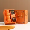 Conjunto de Louça de Cerâmica de Alta Qualidade Tigela e Prato de Jantar Conjunto em Caixa de Presente de Cerâmica Abertura de Negócios Presente de Inauguração Presente de Acompanhamento Tigela de Arroz Criativa