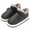 Zapatillas de algodón con todo incluido para mujer, pantuflas de lana para interior de invierno, zapatos de algodón antideslizantes, fondo grueso con forro polar, zapatos cálidos de algodón PU para hombre, venta al por mayor