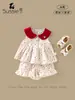 Traje para Niñas 2026 Nuevas Llegadas de Verano Ropa para Bebés y Niños Pequeños Chaleco sin Mangas Top Pantalones Largos Florales para Bebé Niña Conjunto de Dos Piezas