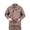 Conjunto de Ropa de Soldadura de Algodón Puro Personalizado para Primavera y Otoño para Hombres, Ropa de Trabajo Resistente al Desgaste para Reparación de Automóviles, Ropa de Protección Laboral para Taller y Fábrica