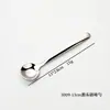Cuchara de acero inoxidable 304, cuchara para remover café, cuchara para nido de pájaro de postre, cuchara para helado, yogur, paleta, cuchara para hielo de mango largo