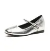 Zapatos Femeninos de Verano Estilo Nuevo de Piel Suave, Poco Profundos, con Aumento de Altura Oculto, Adecuados para Combinar con Faldas, Estilo Mary Jane Suave, Cómodos para los Pies, Suela Suave, Adecuados para Cheongsam