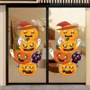 Adesivos Estáticos de Janela para Halloween Adesivos de Natal Película de Vidro Decoração de Vitrine de Shopping Adesivos Silenciosos Atacado de Fábrica para Casa