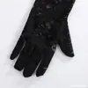 Luvas de renda infantis extra longas de moda atacado luvas de renda femininas super longas proteção solar para dirigir 40cm