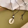 Colar de resina com zircônia em formato de coração, flor, estrela, geométrico estilo coreano, corrente para suéter de luxo leve, acessório moderno e elegante