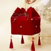 Suprimentos Festivos de Casamento Sacolas de Lembrancinhas Sacolas Tote Bolsas de Madrinha Envelopes Vermelhos Caixas de Doces de Casamento Sacolas de Presente Vermelhas Grandes
