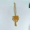 Novo Pingente de Chaveiro de Coqueiro, Acessório Simples Personalizado para Chaveiro, Pingente de Carro de Luxo, Enfeite de Couro de Coqueiro para Pendurar