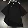 Camisa Polo Jacquard Texturizado de Manga Corta Estilo Americano para Hombre 2026, Diseño Street Style con Cuello de Remaches, Camiseta de Moda