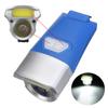 Carga USB transfronteriza impermeable luz de bicicleta iluminación bicicleta foco COB destacado diseño de doble interruptor
