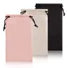 Bolsa para Óculos Wanerxin Microfibra Cordão Celular Pacote Bolso com Aba Armazenamento de Calças Moderno Portátil Ponto Único Duas Bolsas para Óculos
