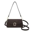 Bolso Cuadrado Pequeño Retro Europeo y Americano con un Tacto Versátil y de Alta Gama, Bolso de Hombro Cruzado Sencillo y Elegante para el Trayecto Diario