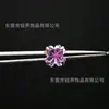 Brincos de tarraxa de liga de titânio F136 em formato de trevo de quatro folhas com zircônia, studs para cartilagem da orelha, joia para piercing com espiral interna e garra de fundo redondo em titânio G23