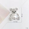 Acessórios Pingente Animal Desenho Animado Fofo Strass Esmalte Multicor Liga Acessórios DIY Feitos à Mão Corrente de Celular Chaveiro
