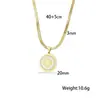 Al por mayor transfronterizo europeo y americano Moda Personalidad creativa Retro Alto nivel Colgante redondo estampado de retrato Personas Pulsera de acero de titanio tejida para mujer