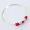 Collar Luminoso de Fibra Óptica de Alta Transparencia Más Vendido Transfronterizo, Collar para Perro Cortable Libremente, Collar Recargable de LED para Mascotas