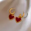 Qingtao Xi Ying Arete de Perla Estilo Coco Francés Aretes Diseño de Nicho Sentido de Diseño Aretes de Lujo Ligero Venta al por Mayor