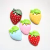 Fresa Mediana Pegamento en Crema para Manualidades Agujero para Zapato Accesorios de Resina Imán para Refrigerador Taza de Agua Equipaje Llavero Colgante Material