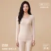 Camiseta interior de algodón puro para mujer, grado A, 280 g/m², cuello redondo, engrosada, forro polar suave, cepillada por ambos lados, antibacteriana, para usar en otoño, solo la parte superior