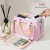 Necessaire Personalizável, Grande Capacidade, Bolsa de Armazenamento Portátil de Alta Qualidade, Bolsa de Armazenamento de Cosméticos Multicamada Particionada para Viagem