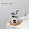 Regalo de graduación para el Examen Nacional de Ingreso a la Universidad: Planta artificial de flor de jazmín, adorno de escritorio, regalo creativo al por mayor