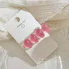Pinza lateral para el pelo rosa melocotón de niña estilo Ins linda mini pequeña pinza de agarre pinza trenzada adornada accesorio para la cabeza