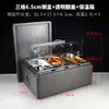 Caja Térmica, Caja Refrigerada, Compartimento Pequeño para Ingredientes Múltiples de Grado Alimenticio, Caja para Ingredientes en Polvo de Hielo, Caja Térmica con Tapa abatible para Uso Comercial y Venta Ambulante