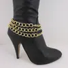 Cadena para el cuerpo y tobillera de joyería WMS Europea y Americana, metal de tres capas, cadenas para el cuerpo de AliExpress eBay
