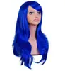 Cos longo rolo animação cosplay cor perucas europeias e americanas comércio exterior explosões douradas ponto direto da fábrica 70cm