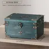 Caja de Madera Estilo Chino con Personaje Feliz Caja de Joyería Vintage Caja de Madera Vestido Antiguo Atrezo para Cine y Televisión Caja de Tocador de Dote Caja de Almacenamiento Antigua