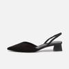 Sandalias Baotou para Mujer 2024 Nuevo Verano Casual Punta Puntiaguda Tacón Cuadrado Sandalias para Mujer Tacones Altos Tira Delgada Moda Zapatos de Mujer