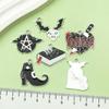 1 Nuevo Colgante de Aleación con Goteo de Aceite Serie Mágica de Halloween Colgante para Pulsera DIY Collar Accesorios de Joyería