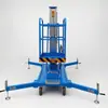 Venda Direta de Fábrica Plataforma Elevatória Tesoura Elétrica Veículo para Trabalho Aéreo Interno Elevador de Coluna Única em Liga de Alumínio