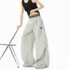 Calça Paraquedista Leve Nova 2026 com Estampa de Estrela, Calça Larga Solta, Estilo Streetwear Vintage, Calça Reta Versátil Casual