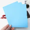 Cartão dobrável em branco pintado à mão com grafite papel kraft espesso branco preto cartão de felicitações dobrável cartão de palavras simples cartão de presente