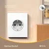Enchufe de Pared Estándar para Asia Central Rusa y Europa, Panel Estilo Ruso, Control Único, Ignífugo, Enchufe Estilo Ruso, Blanco, Ce